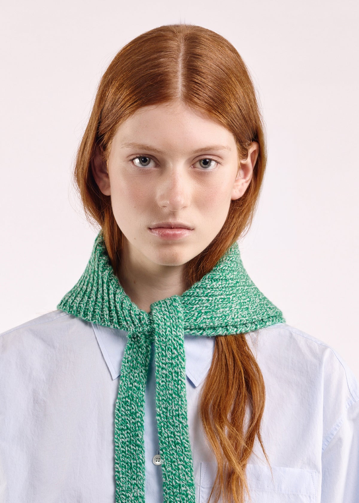 CLOIMH chunky bandana - Green Marle