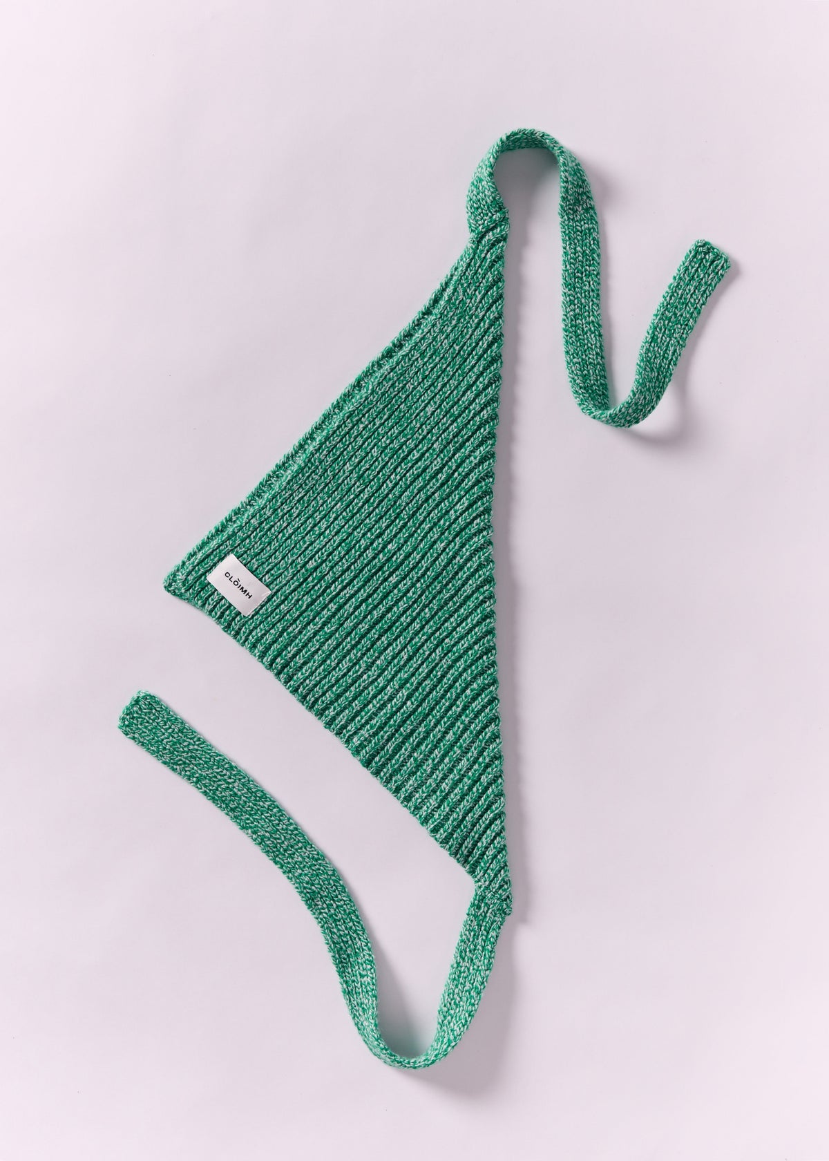 CLOIMH chunky bandana - Green Marle