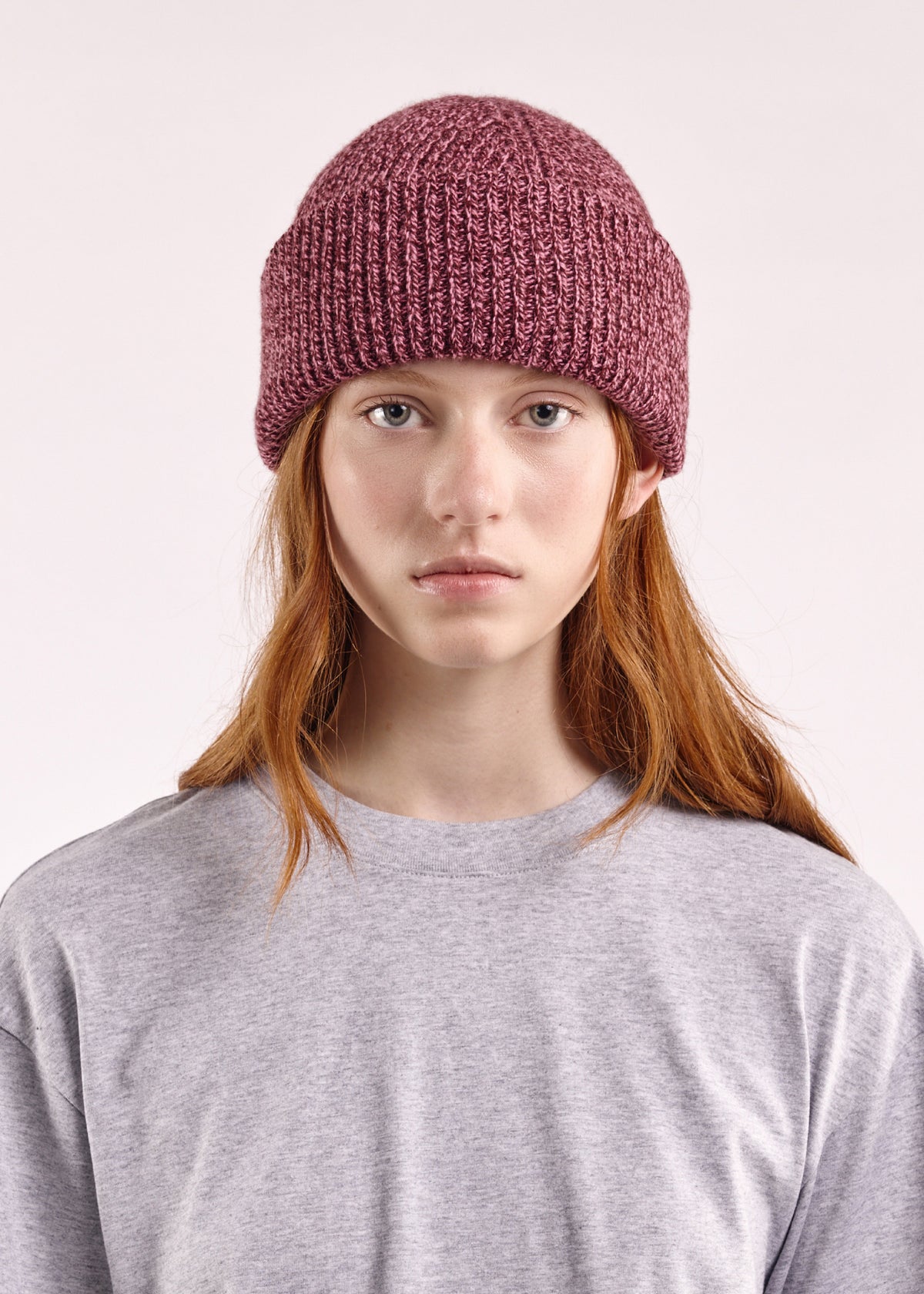 CLOIMH Beanie - Burgundy/Pink Marl