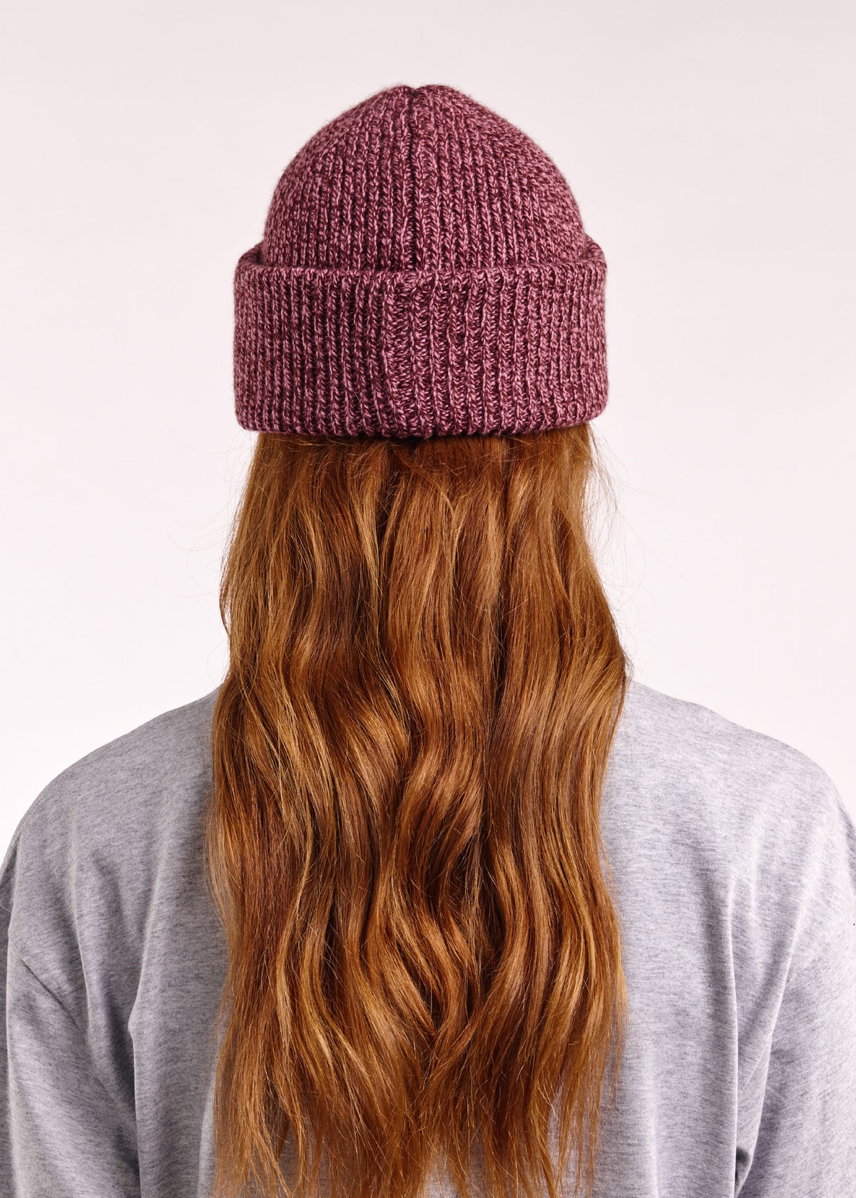 CLOIMH Beanie - Burgundy/Pink Marl