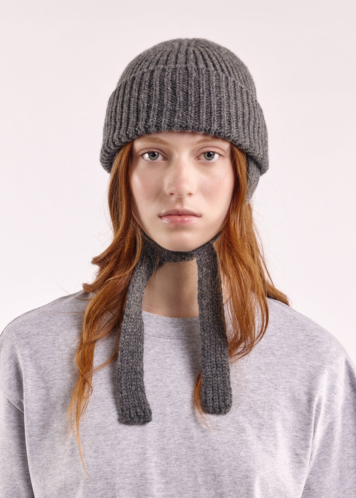 CLOIMH Ear Flap Hat - Dark Grey
