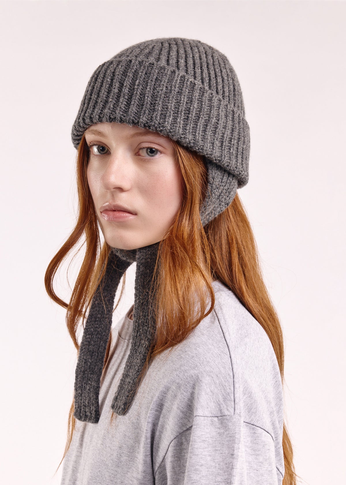 CLOIMH Ear Flap Hat - Dark Grey