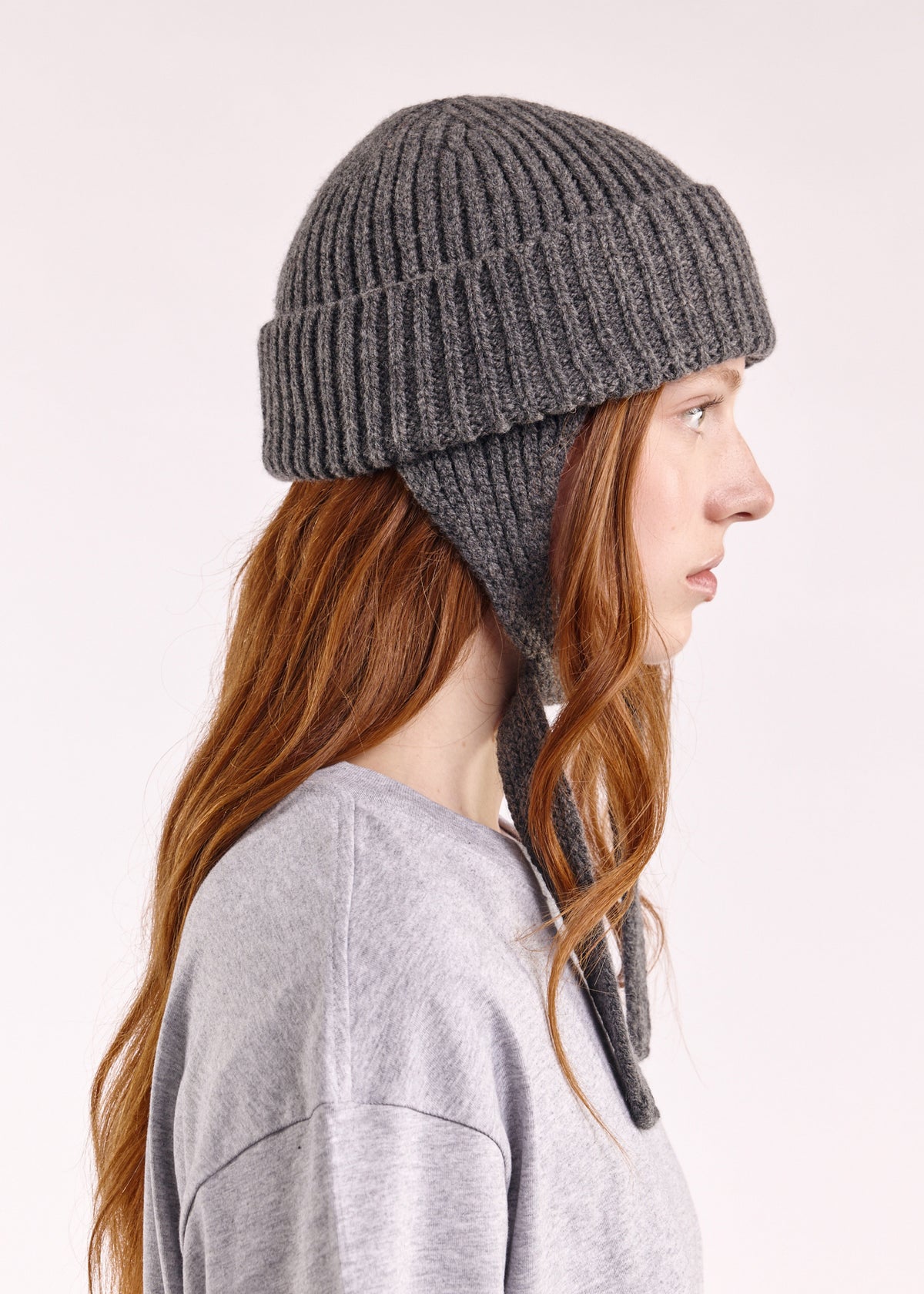 CLOIMH Ear Flap Hat - Dark Grey