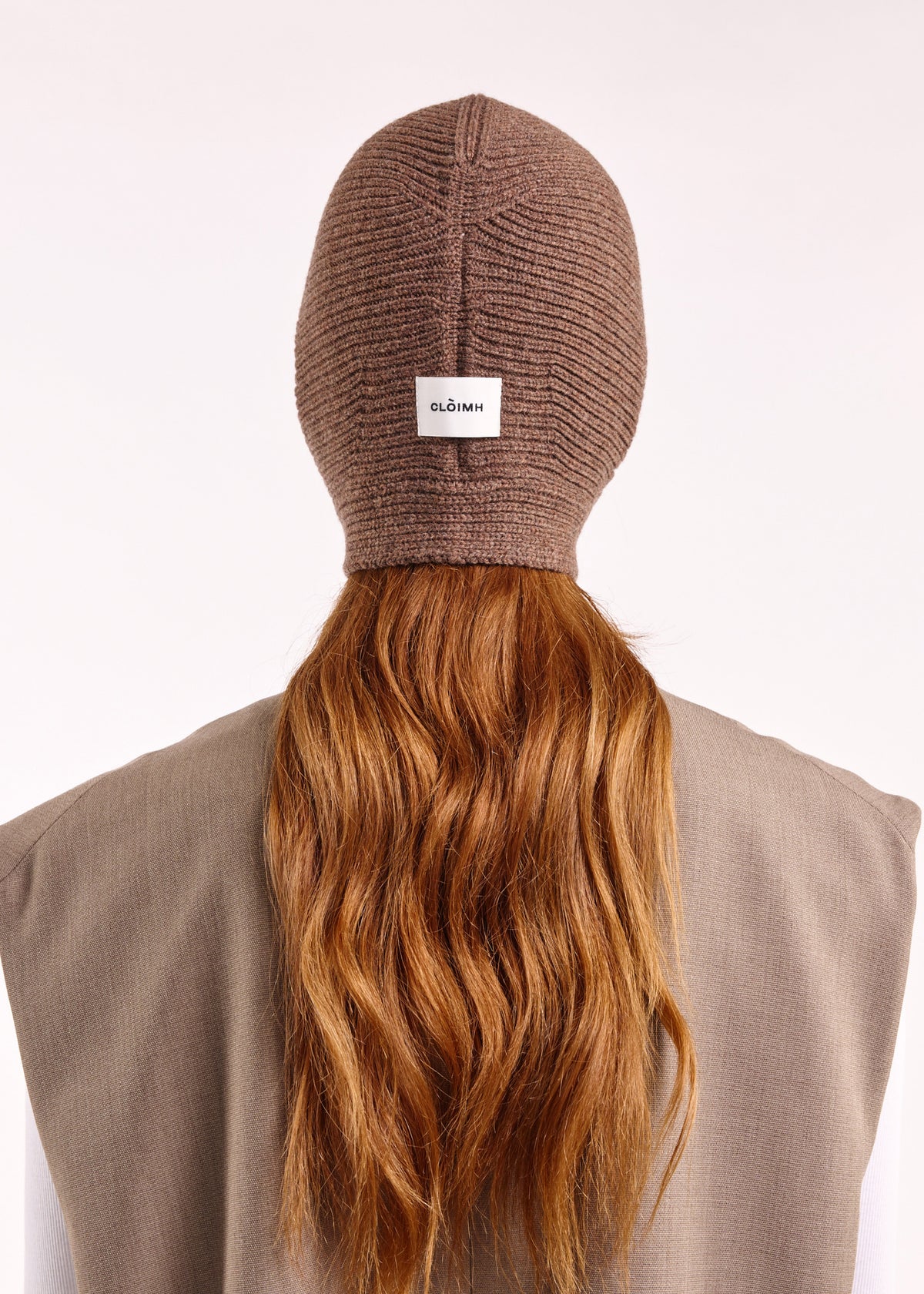 CLOIMH Tied Hood - Brown