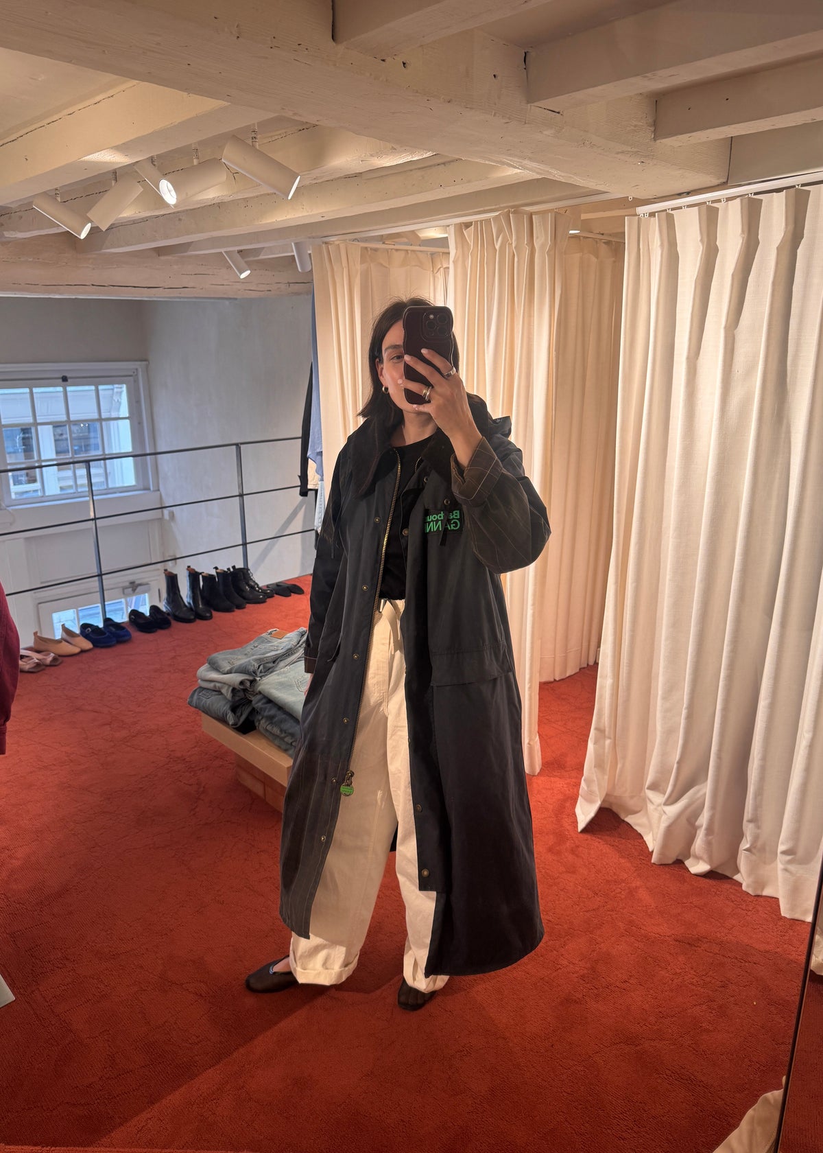 Barbour x Ganni coat - Size M