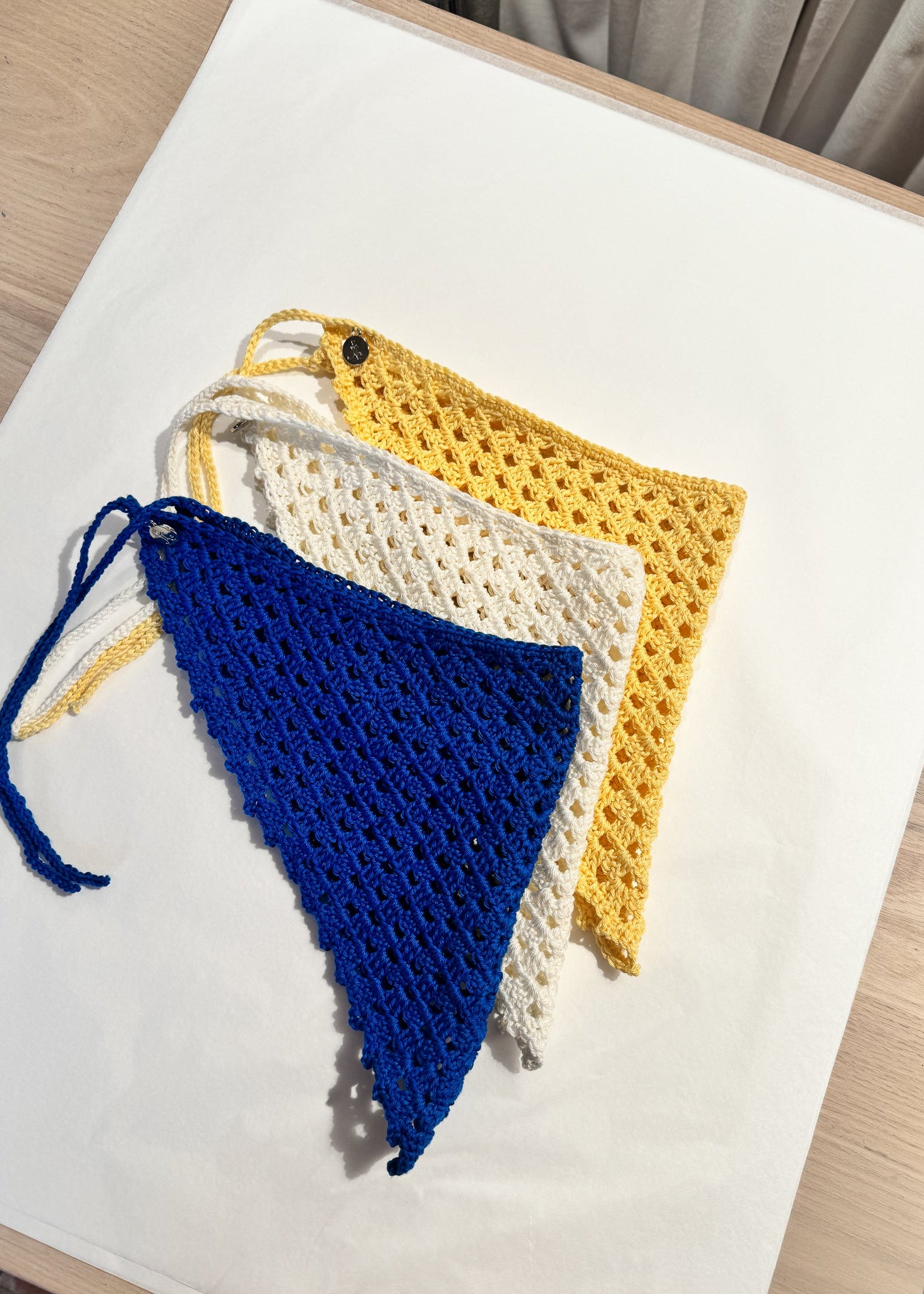 Crochet handmade scarf - kids