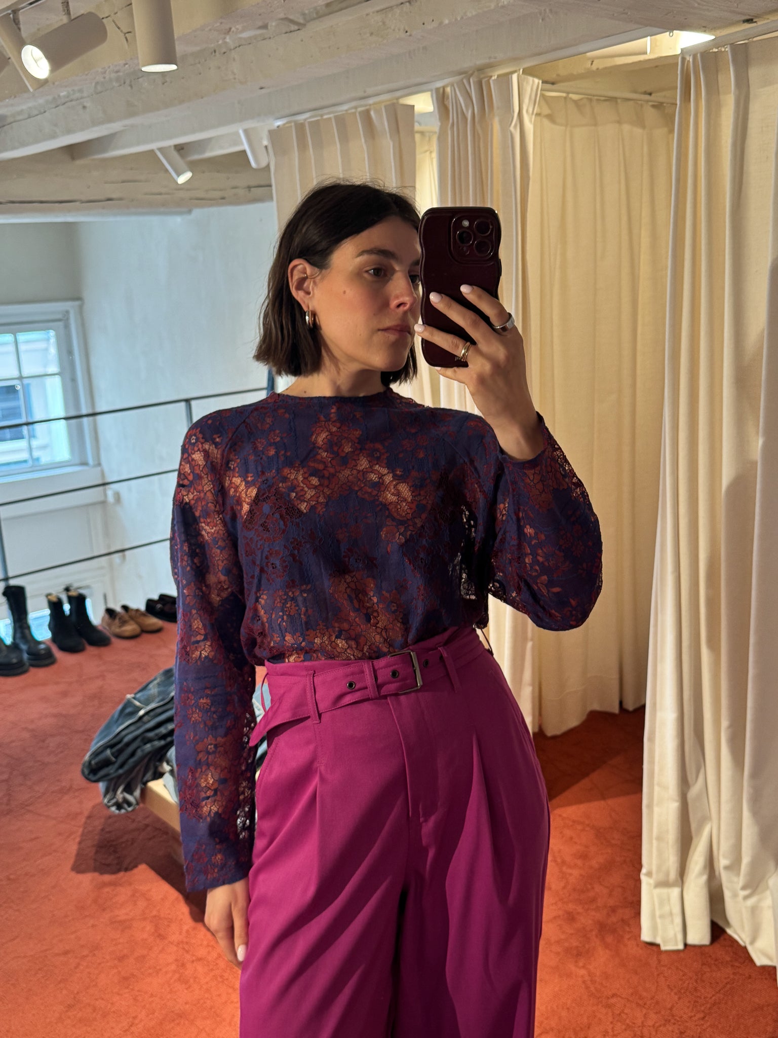 Roseanna lace top - Size S